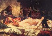 Mariano Fortuny y Marsal Odalisque painting